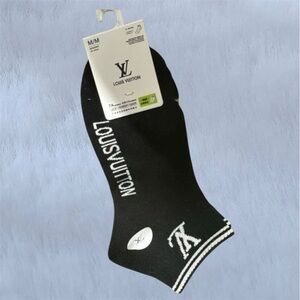 Monogram Black Socks